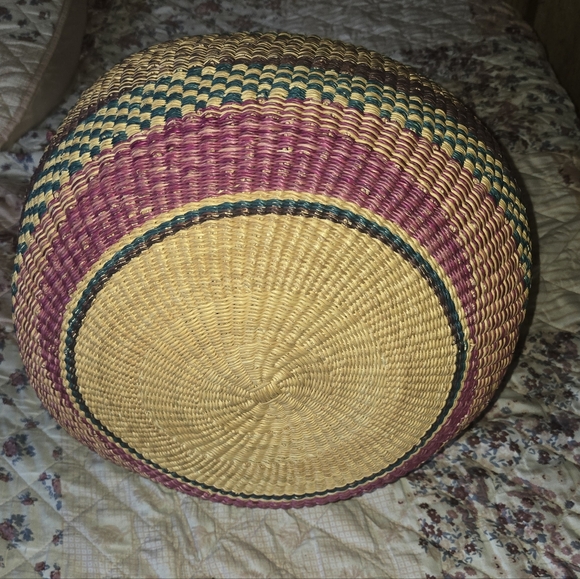 Bolga Weaved Braided Basket - Picture 6 of 9